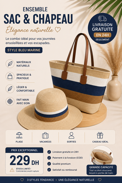 Ensemble Sac et Chapeau 👜👒
