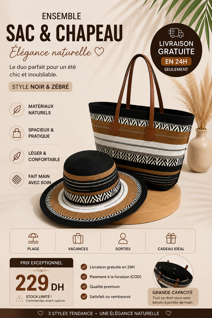 Ensemble Sac et Chapeau 👜👒