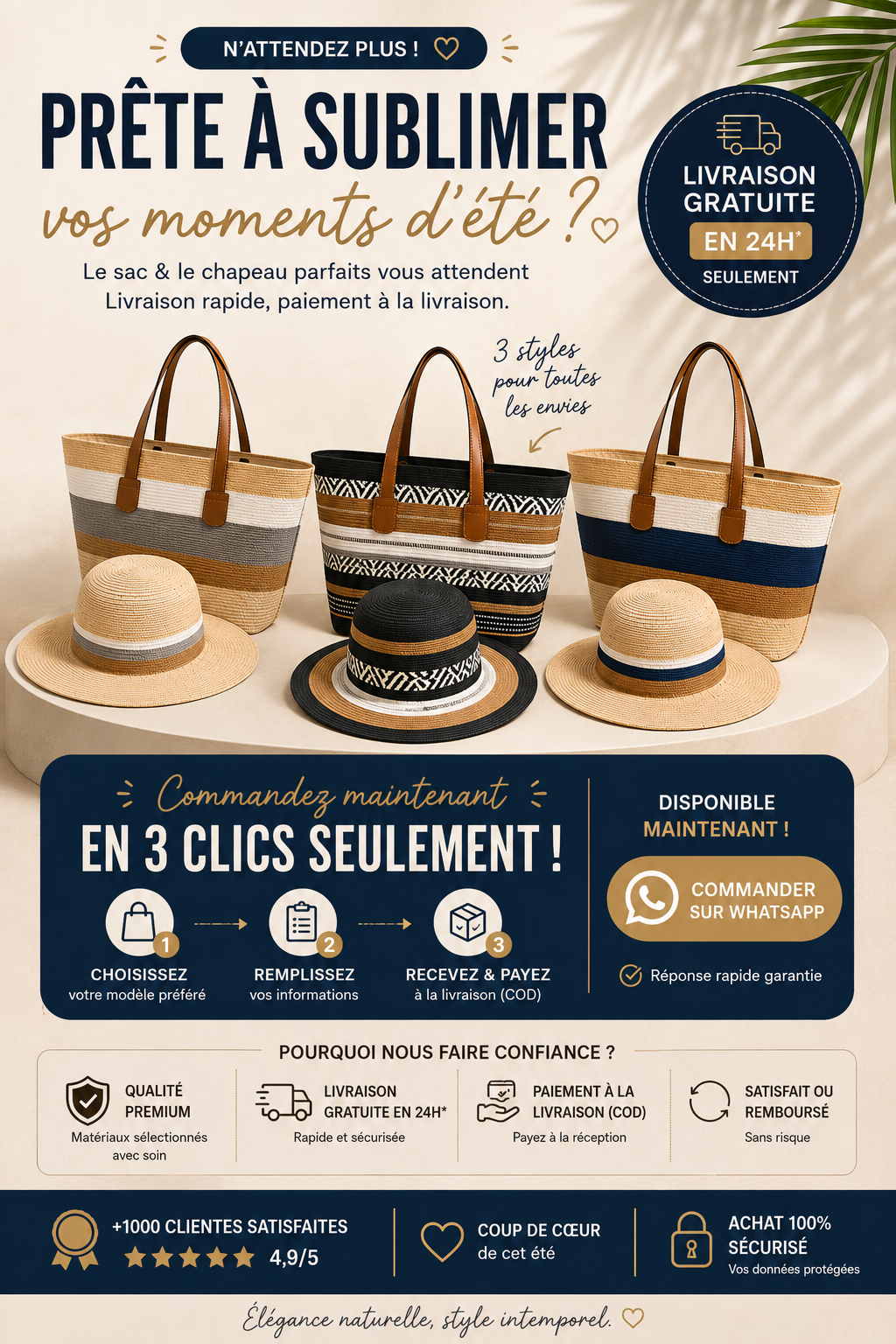 Ensemble Sac et Chapeau 👜👒