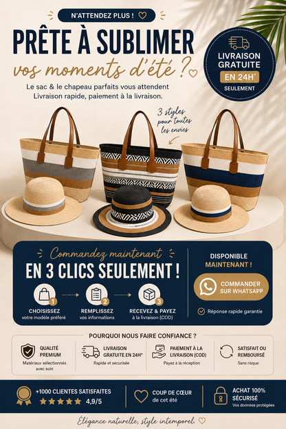 Ensemble Sac et Chapeau 👜👒